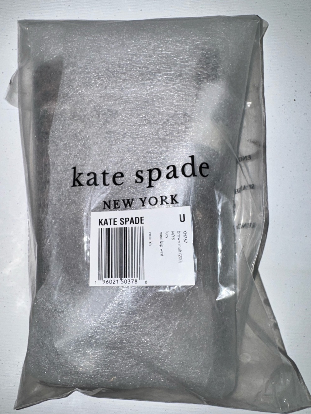Kate Spade Lucy LZip Leopard Print Wristlet in Brown and Black - NWT - Picture 4 of 12